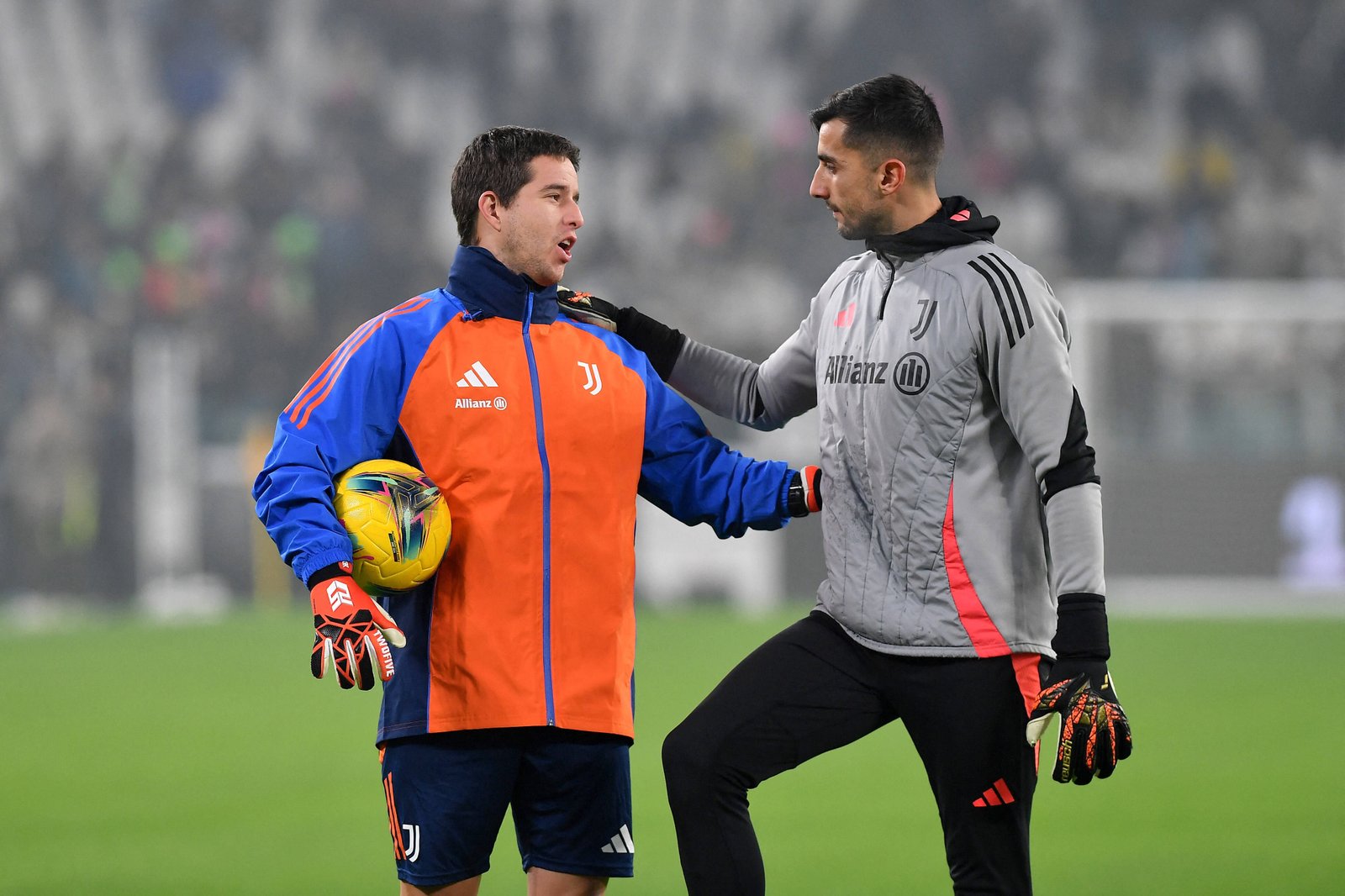 Iago Lozano, preparatore dei portieri Juventus con Thiago Motta