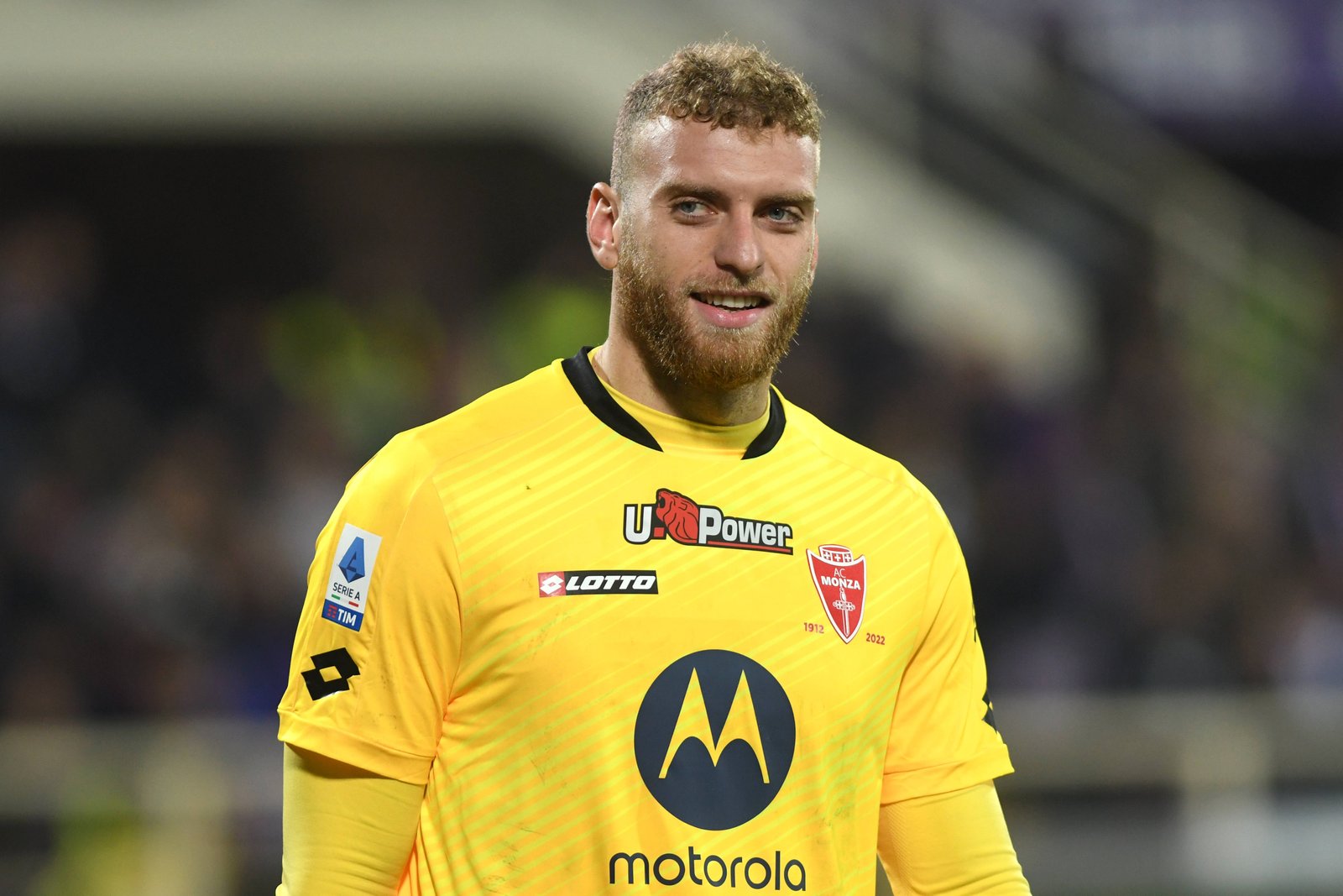 Michele Di Gregorio con la maglia dell'AC Monza