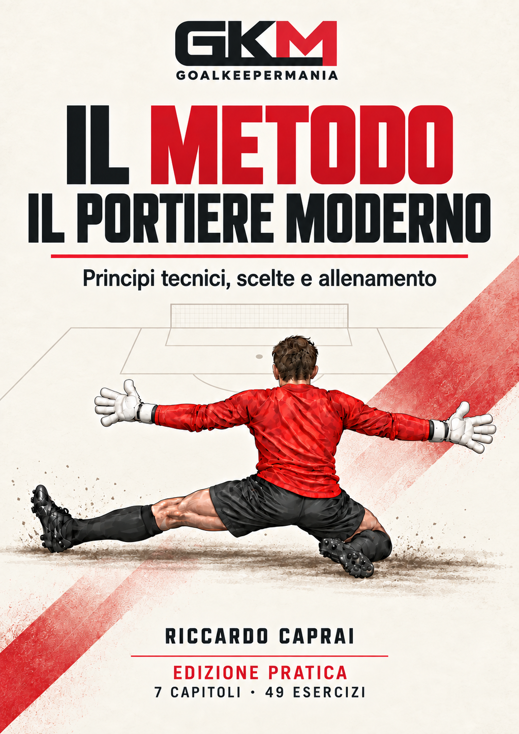Copertina de Il Metodo - Il portiere moderno, Edizione pratica, con il portiere in spaccata